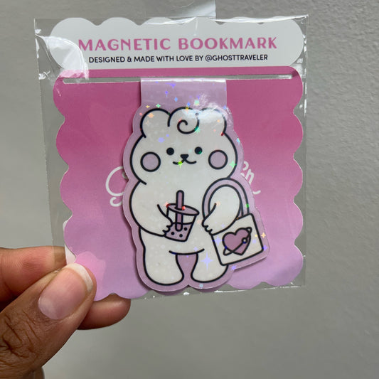 Totebag & Boba Bear Magnetic Bookmark