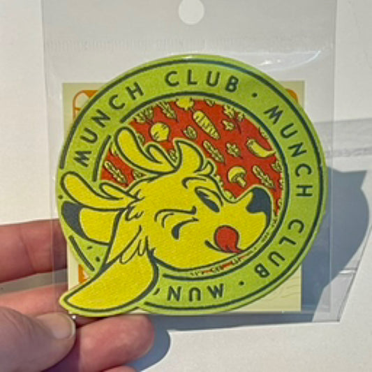 Munch Club Deer Fabric Patch