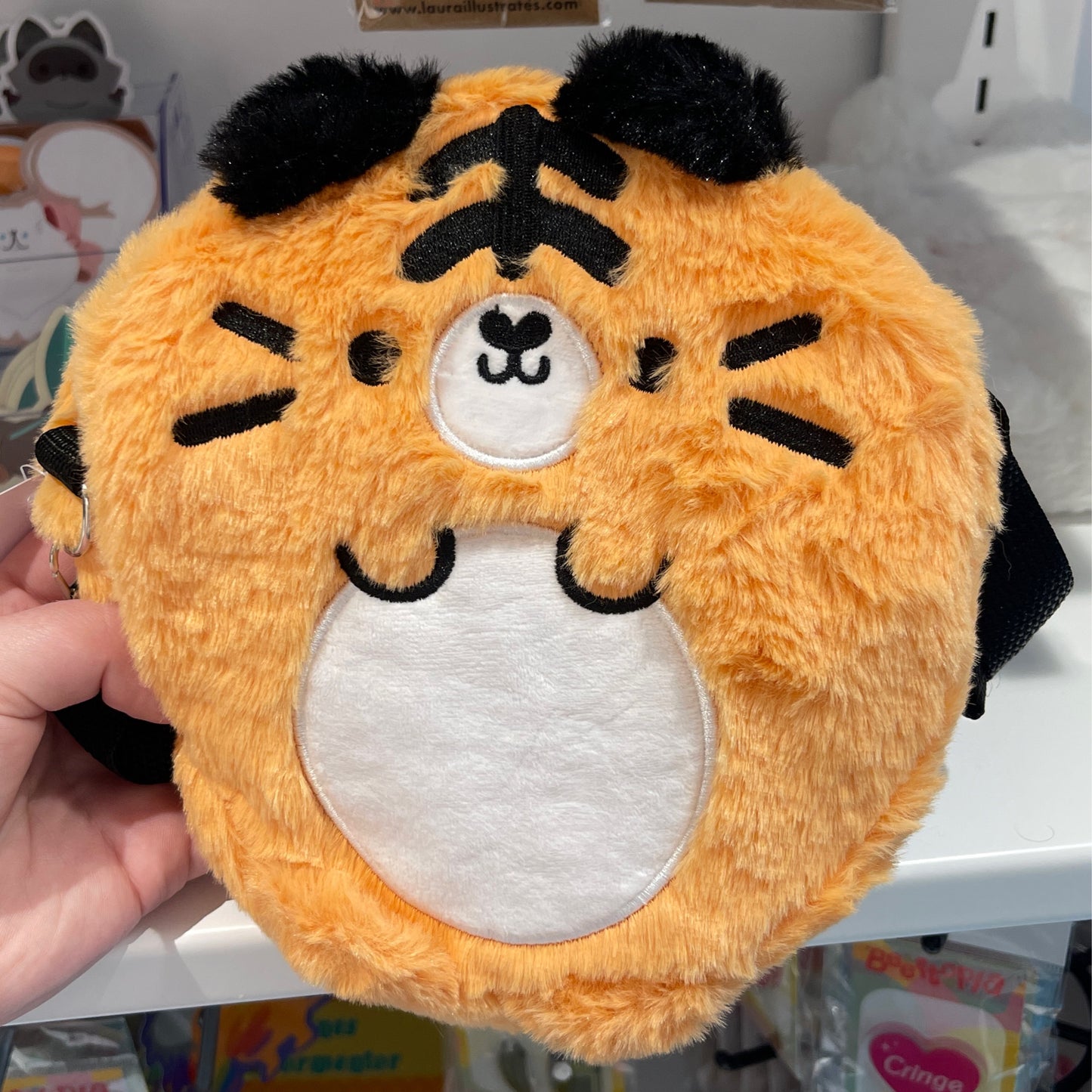Tiger Plush Bag