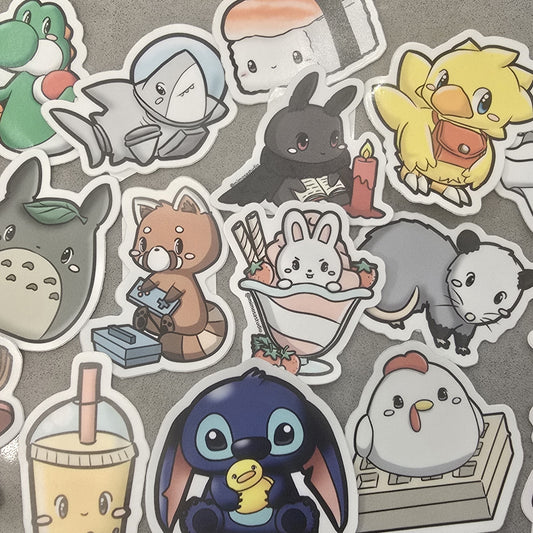 Mimosa Studio's 2" Vinyl Stickers