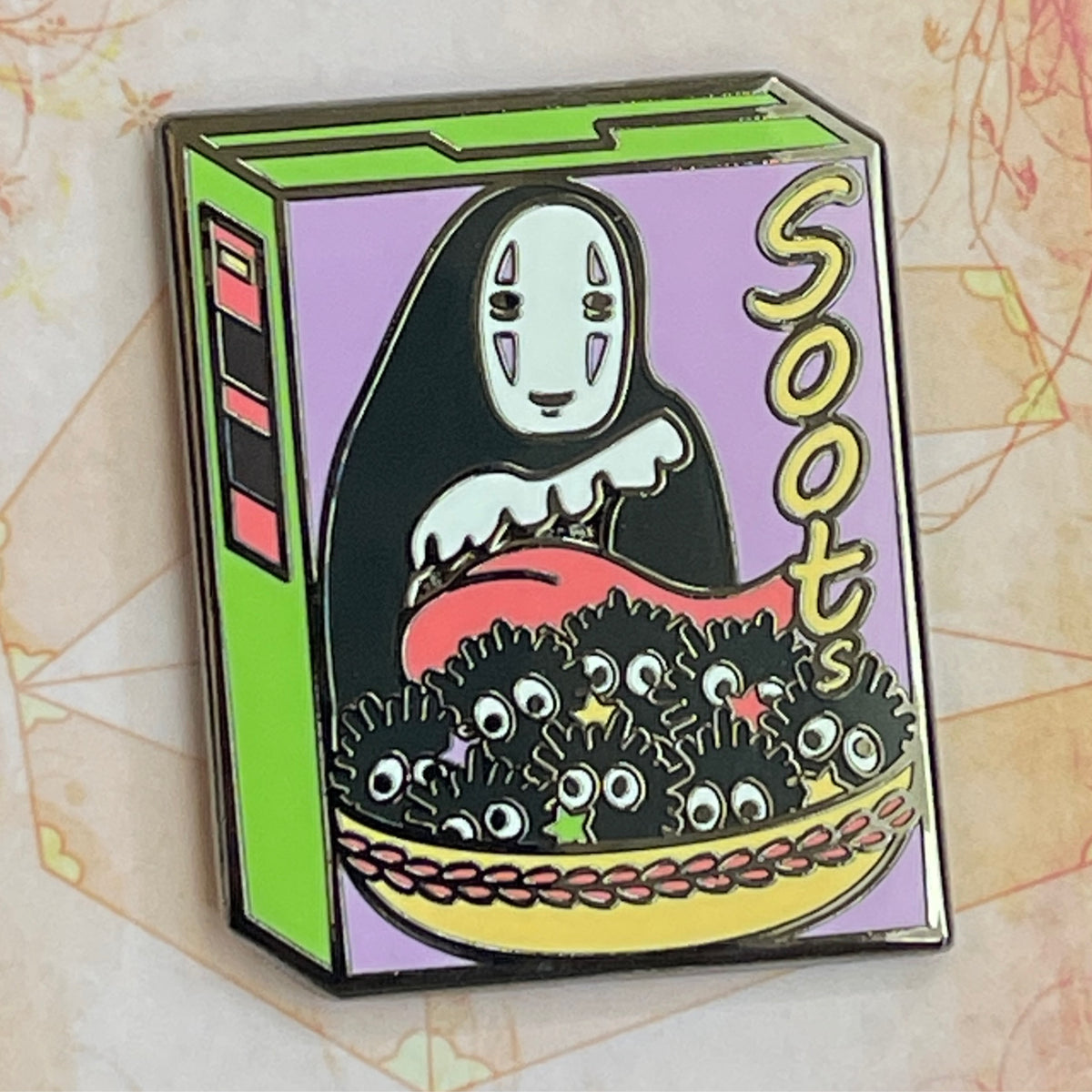 Cereal Soots Enamel Pin