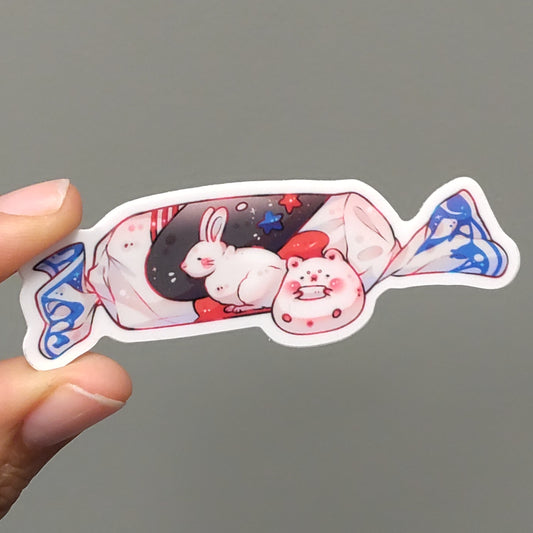 White Rabbit Candy Sticker DBN