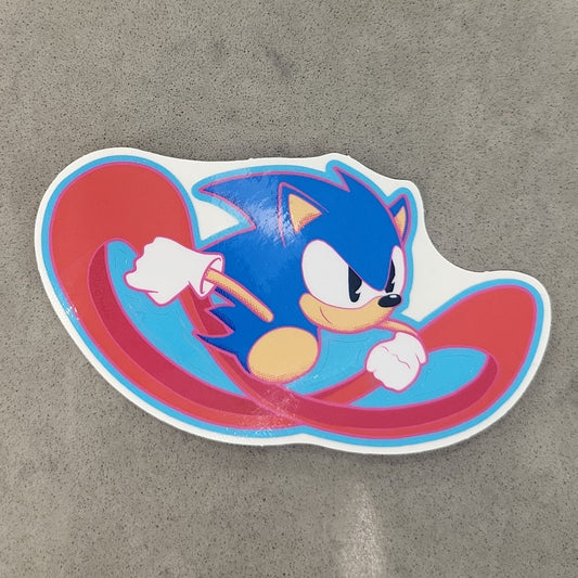 Sonic Figure Eight Vinyl Sticker