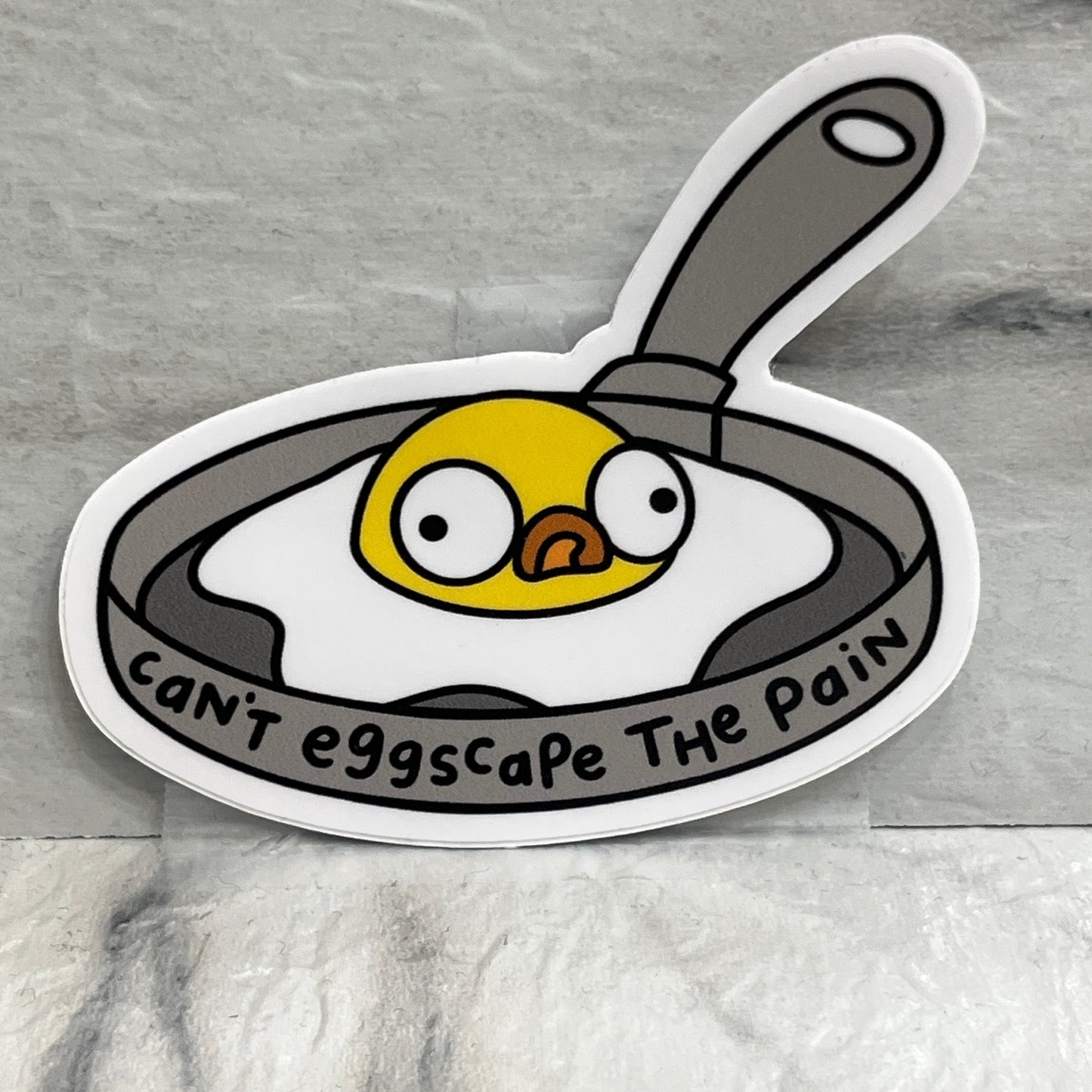 Eggsistential Crisis Sticker