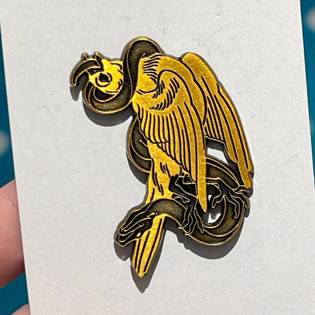 Bird + Snake Pin