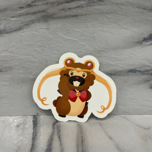 Bidoof Moon sticker