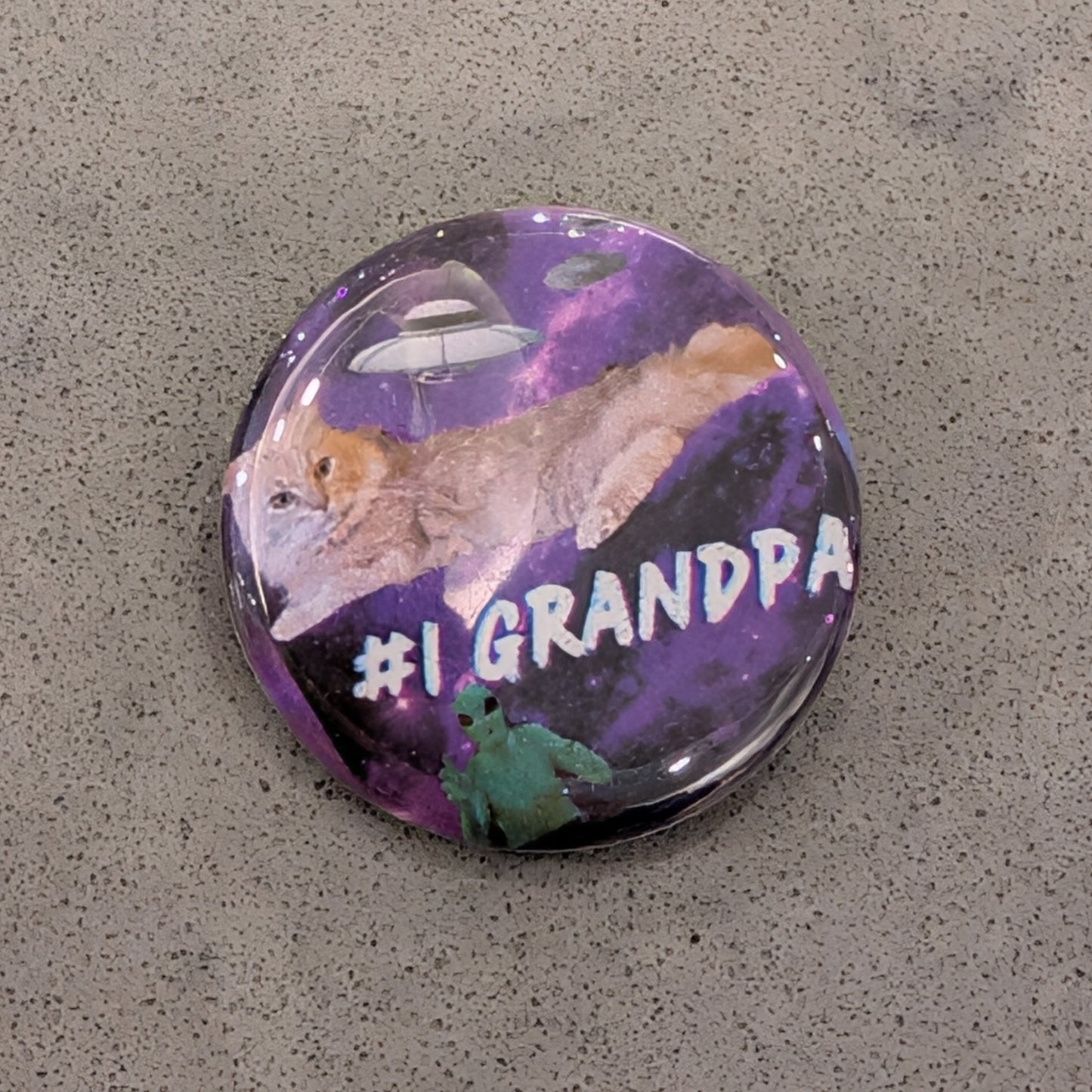 #1 Grandpa Button
