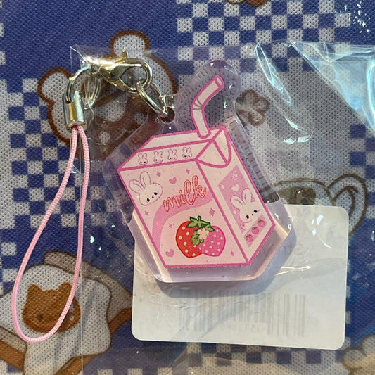 Strawberry Milk Charm