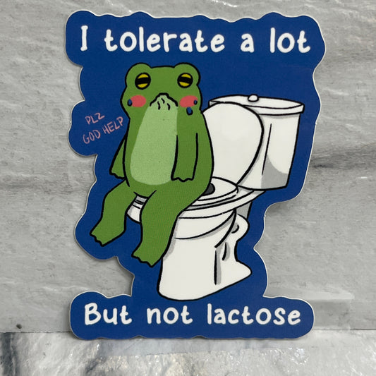 Lactose Intolerant Sticker