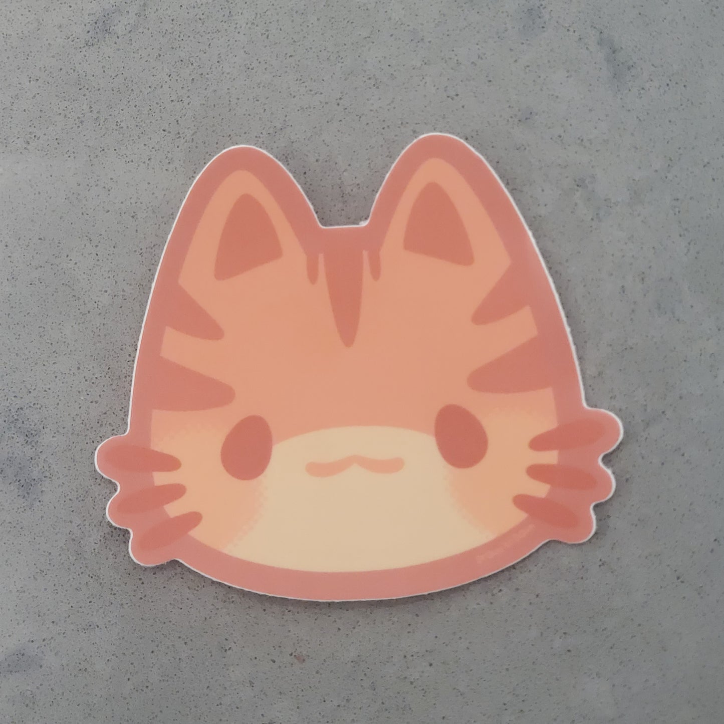 Tabby Cat Vinyl Sticker