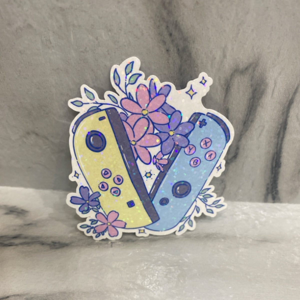 Floral Joycons Sticker