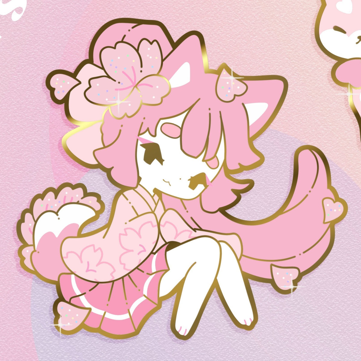 Shiba Blossom Pins