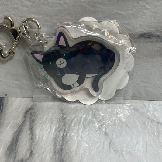 Tuxedo Cat Keychain