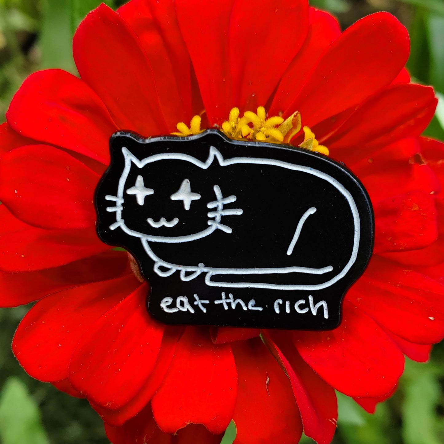 Eat the Rich Enamel Pin